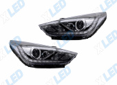 �������� ��� Hyundai Solaris (2017-2020) � bi-led ������� �V5 X-LED, ����������� �������