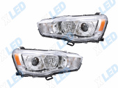 �������� ��� Mitsubishi Outlander XL (2010-2013) � bi-led ������� �V5 X-LED, ����������� ������