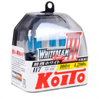 ���������� ����� H7 Koito Whitebeam III 12v (55w/100W)